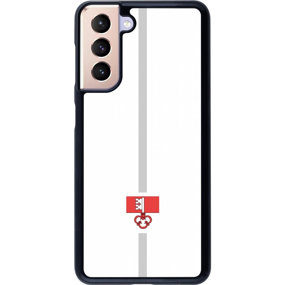 Samsung Galaxy S21 5G Case Hülle - Kanton OW weiss