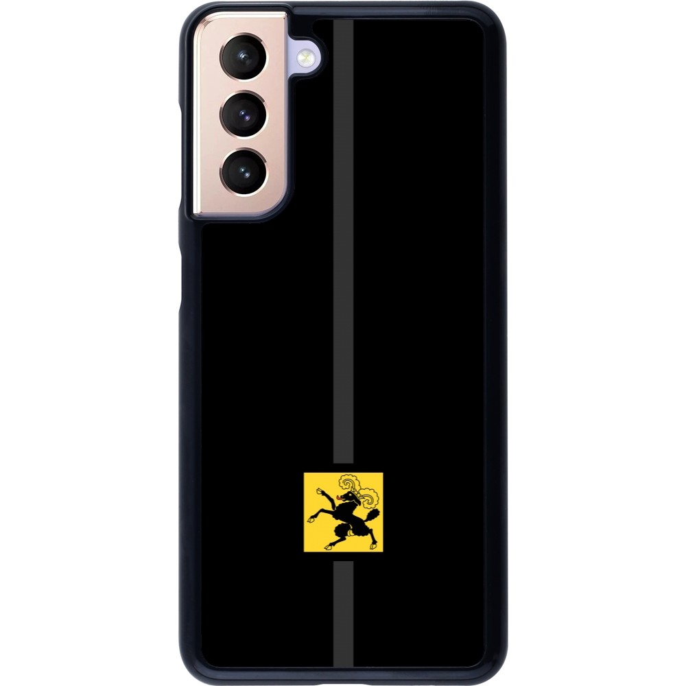 Samsung Galaxy S21 5G Case Hülle - Kanton SH schwarz