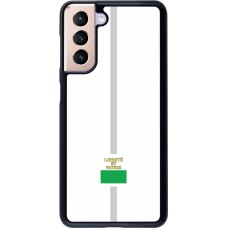 Samsung Galaxy S21 5G Case Hülle - Kanton VD weiss