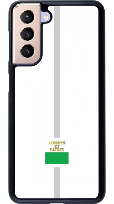 Samsung Galaxy S21 5G Case Hülle - Kanton VD weiss