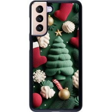 Coque Samsung Galaxy S21 5G - Christmas 25 Christmas textiles