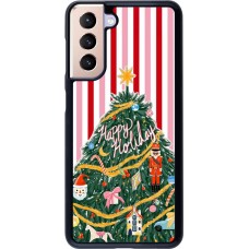 Coque Samsung Galaxy S21 5G - Christmas 25 Happy Holiday