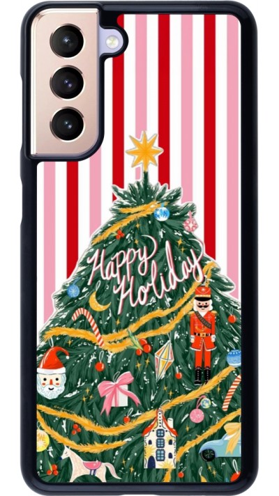Coque Samsung Galaxy S21 5G - Christmas 25 Happy Holiday