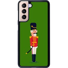 Coque Samsung Galaxy S21 5G - Christmas 25 Nutcracker Green