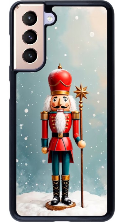 Coque Samsung Galaxy S21 5G - Christmas 25 Nutcracker Snow