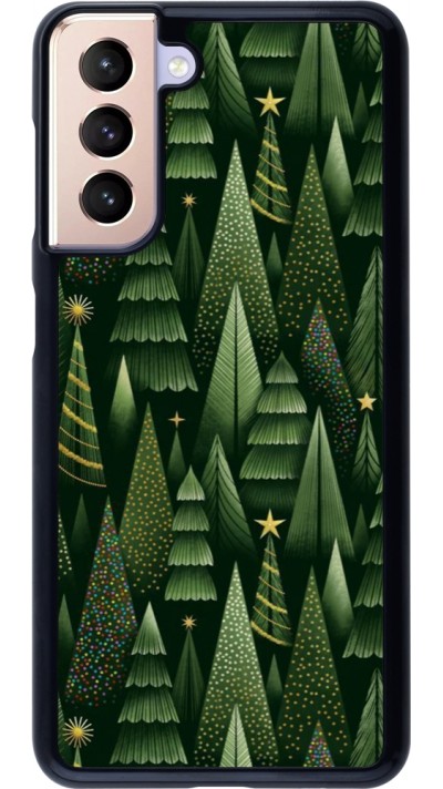 Coque Samsung Galaxy S21 5G - Christmas 25 Pattern Xmas Tree