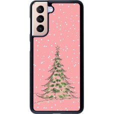 Coque Samsung Galaxy S21 5G - Christmas 25 Pink Tree
