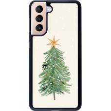 Coque Samsung Galaxy S21 5G - Christmas 25 Sketch Tree