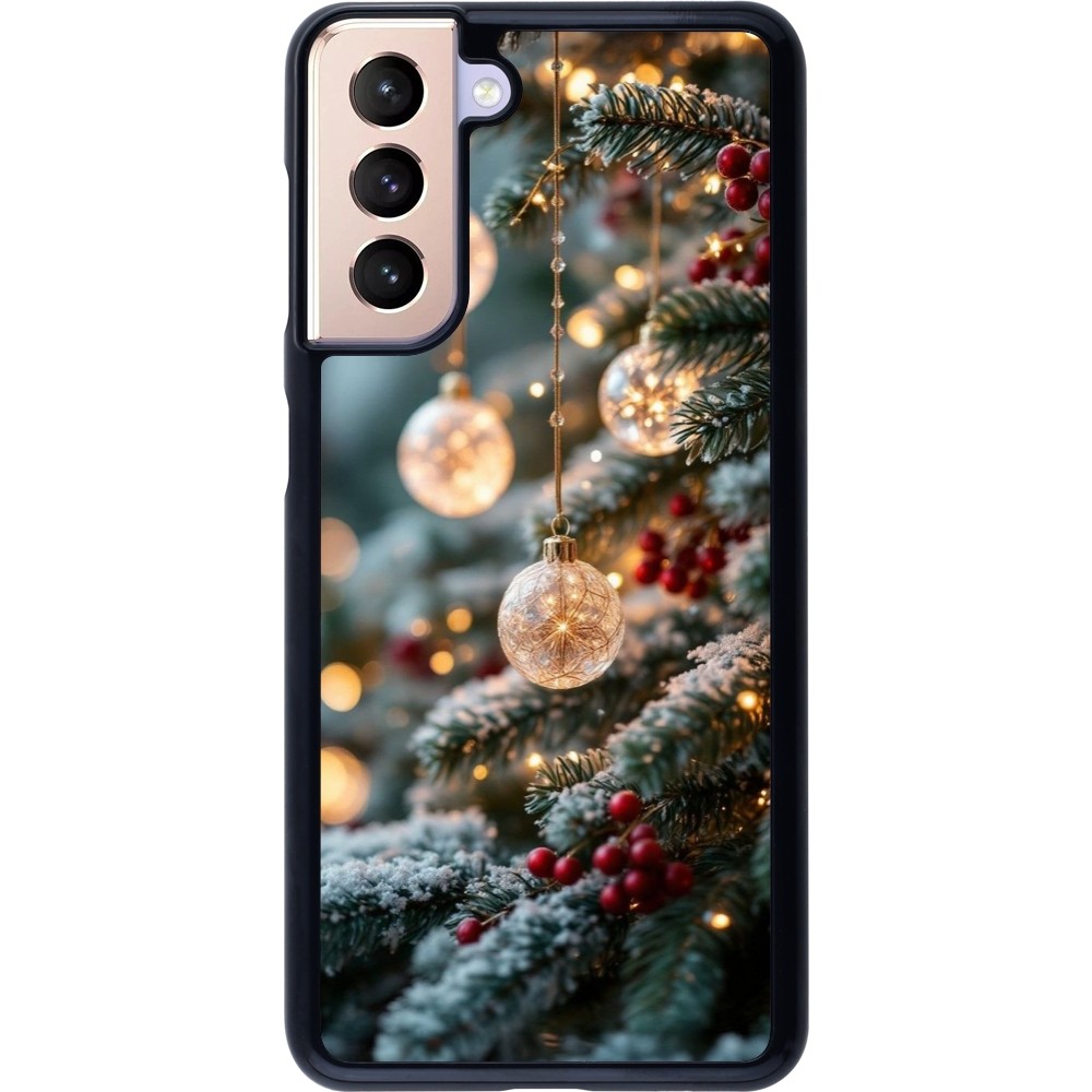 Coque Samsung Galaxy S21 5G - Christmas 25 Xmas Decorated Tree