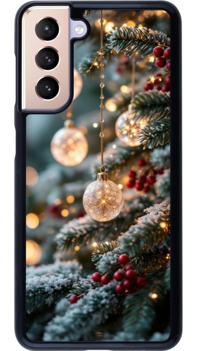 Coque Samsung Galaxy S21 5G - Christmas 25 Xmas Decorated Tree