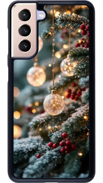 Coque Samsung Galaxy S21 5G - Christmas 25 Xmas Decorated Tree