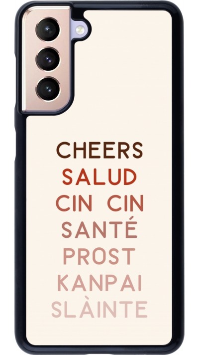 Coque Samsung Galaxy S21 5G - Cocktail Cheers Salud