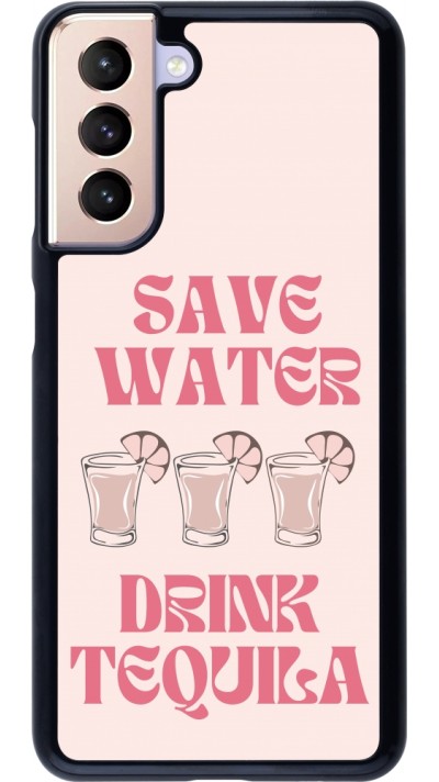 Samsung Galaxy S21 5G Case Hülle - Cocktail Save Water Drink Tequila