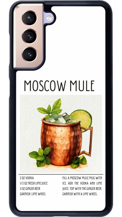 Samsung Galaxy S21 5G Case Hülle - Cocktail Rezept Moscow Mule