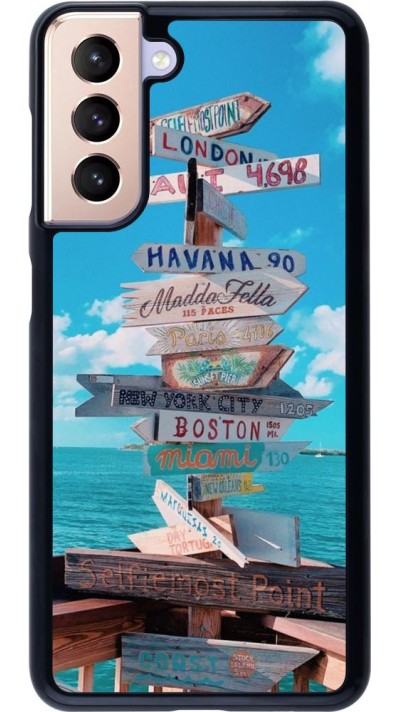 Coque Samsung Galaxy S21 5G - Cool Cities Directions