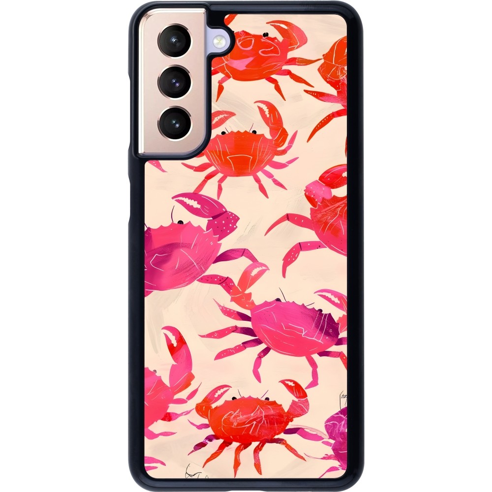 Samsung Galaxy S21 5G Case Hülle - Crabs Paint