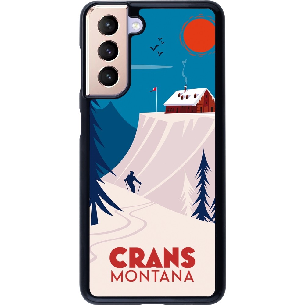 Samsung Galaxy S21 5G Case Hülle - Crans-Montana Cabane