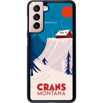 Samsung Galaxy S21 5G Case Hülle - Crans-Montana Cabane