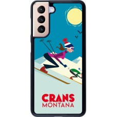 Coque Samsung Galaxy S21 5G - Crans-Montana Ski Downhill