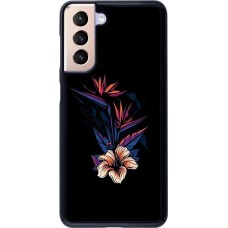 Coque Samsung Galaxy S21 5G - Dark Flowers