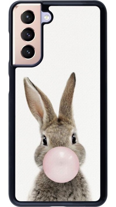 Coque Samsung Galaxy S21 5G - Easter 2023 bubble gum bunny