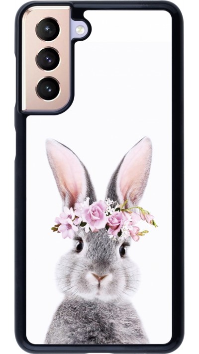 Coque Samsung Galaxy S21 5G - Easter 2023 flower bunny