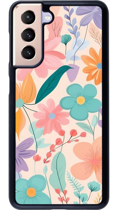 Samsung Galaxy S21 5G Case Hülle - Easter 2024 spring flowers