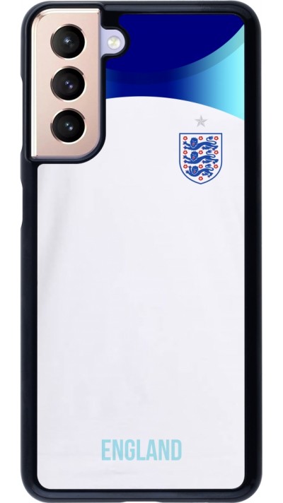 Coque Samsung Galaxy S21 5G - Maillot de football Angleterre 2022 personnalisable