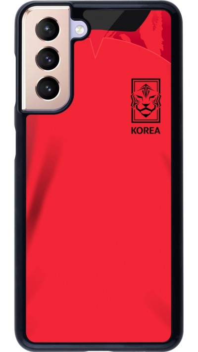 Samsung Galaxy S21 5G Case Hülle - Südkorea 2022 personalisierbares Fussballtrikot