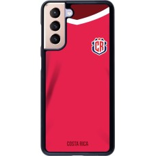 Coque Samsung Galaxy S21 5G - Maillot de football Costa Rica 2022 personnalisable