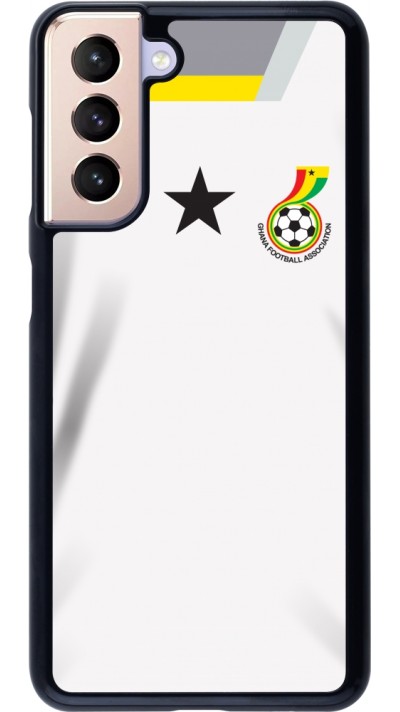 Coque Samsung Galaxy S21 5G - Maillot de football Ghana 2022 personnalisable