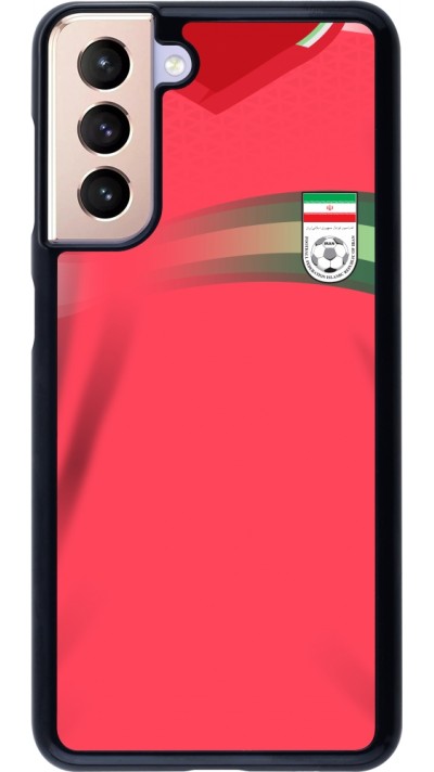Coque Samsung Galaxy S21 5G - Maillot de football Iran 2022 personnalisable