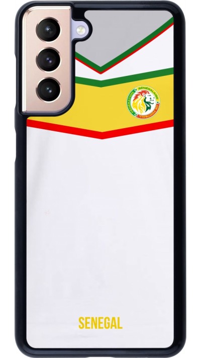 Coque Samsung Galaxy S21 5G - Maillot de football Senegal 2022 personnalisable