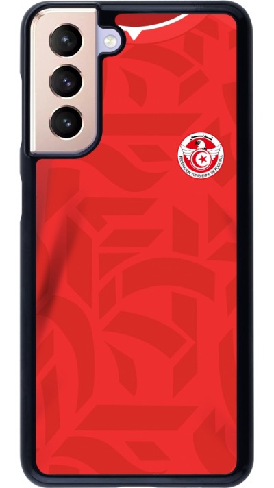 Samsung Galaxy S21 5G Case Hülle - Tunesien 2022 personalisierbares Fussballtrikot