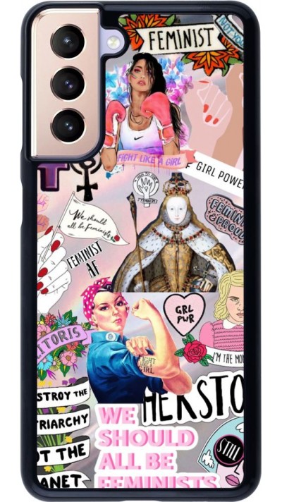 Coque Samsung Galaxy S21 5G - Girl Power Collage