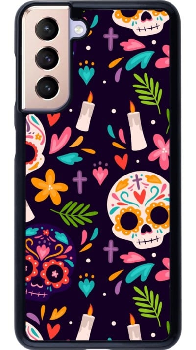 Samsung Galaxy S21 5G Case Hülle - Halloween 2023 mexican style