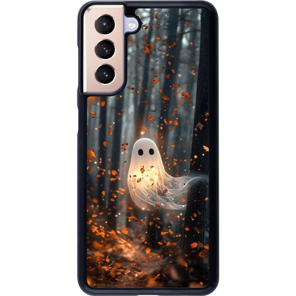 Coque Samsung Galaxy S21 5G - Halloween 2025 Ghost in the forest