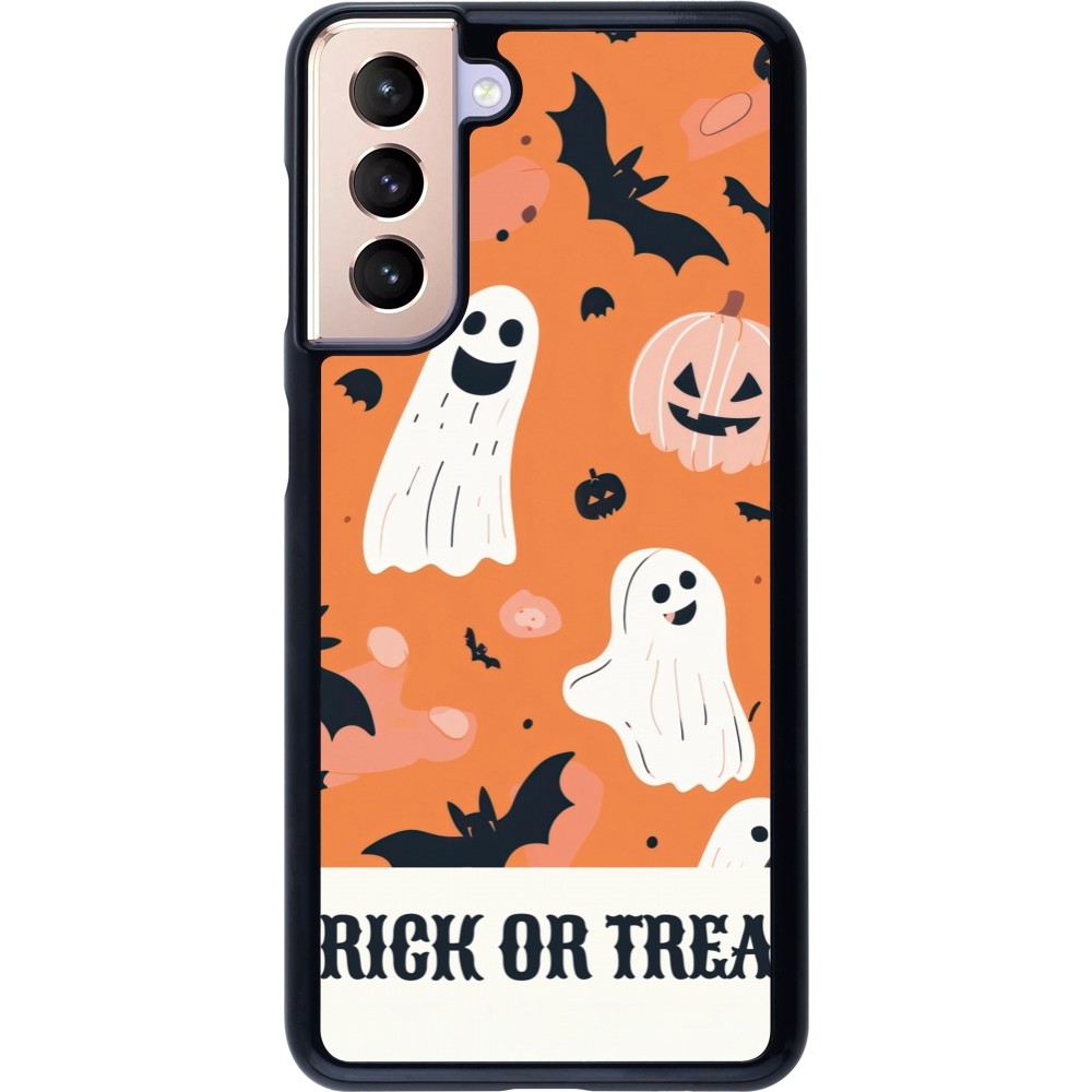 Coque Samsung Galaxy S21 5G - Halloween 2025 Trick or treat