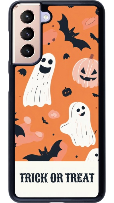 Samsung Galaxy S21 5G Case Hülle - Halloween 2025 Trick treat