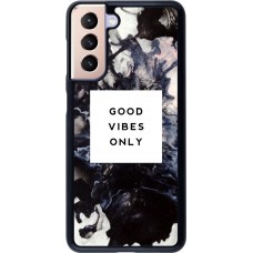 Hülle Samsung Galaxy S21 5G - Marble Good Vibes Only