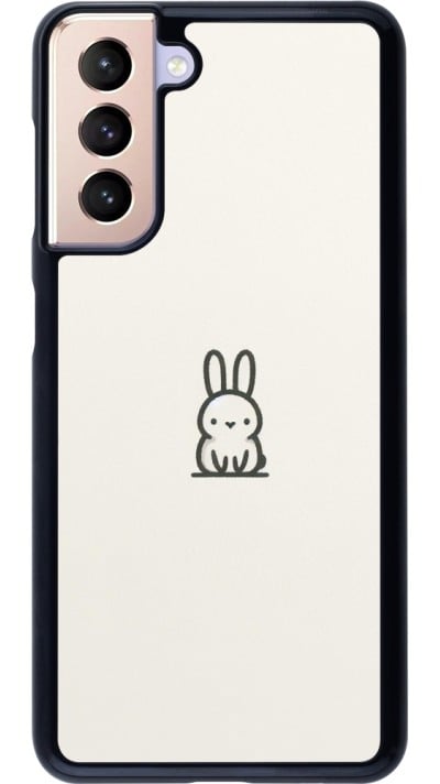 Coque Samsung Galaxy S21 5G - Minimal bunny cutie