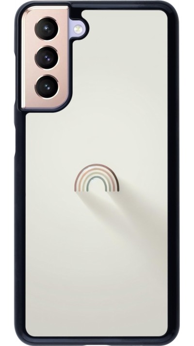 Samsung Galaxy S21 5G Case Hülle - Mini Regenbogen Minimal