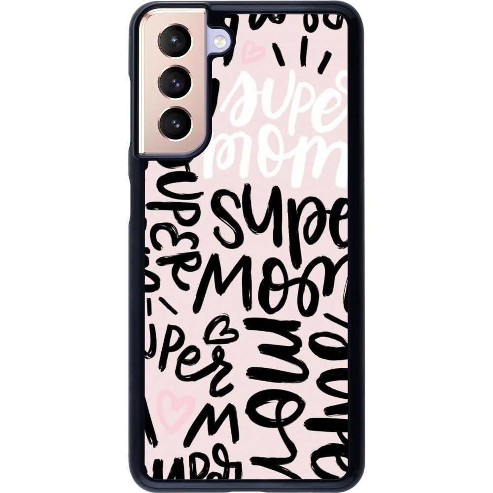Samsung Galaxy S21 5G Case Hülle - Mom 2024 Super mom