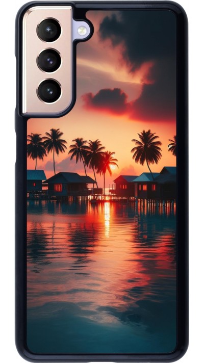 Coque Samsung Galaxy S21 5G - Paradis Maldives