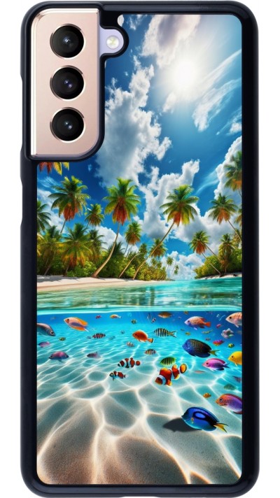 Coque Samsung Galaxy S21 5G - Plage Paradis