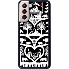 Coque Samsung Galaxy S21 5G - Poya Suisse 2 noir