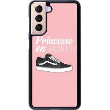 Coque Samsung Galaxy S21 5G - princesse en basket