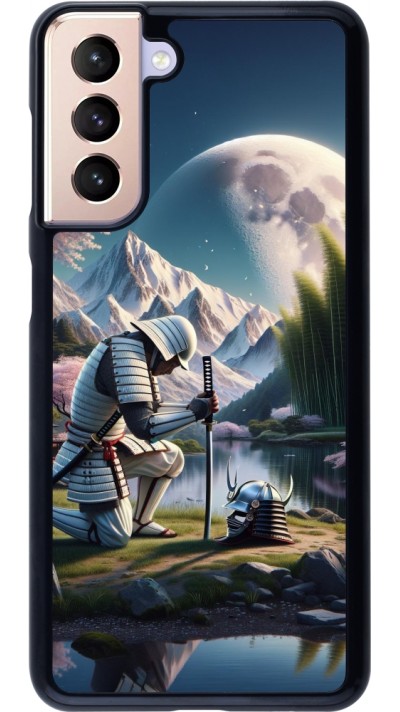 Coque Samsung Galaxy S21 5G - Samurai Katana Lune