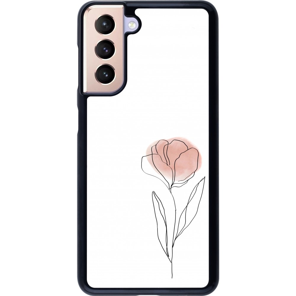 Samsung Galaxy S21 5G Case Hülle - Spring 23 minimalist flower