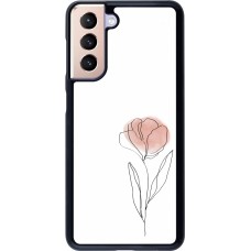 Samsung Galaxy S21 5G Case Hülle - Spring 23 minimalist flower